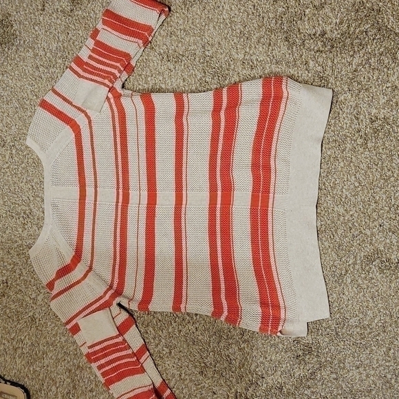 Sanctuary Orange Striped Sweater - Picture 3 of 6